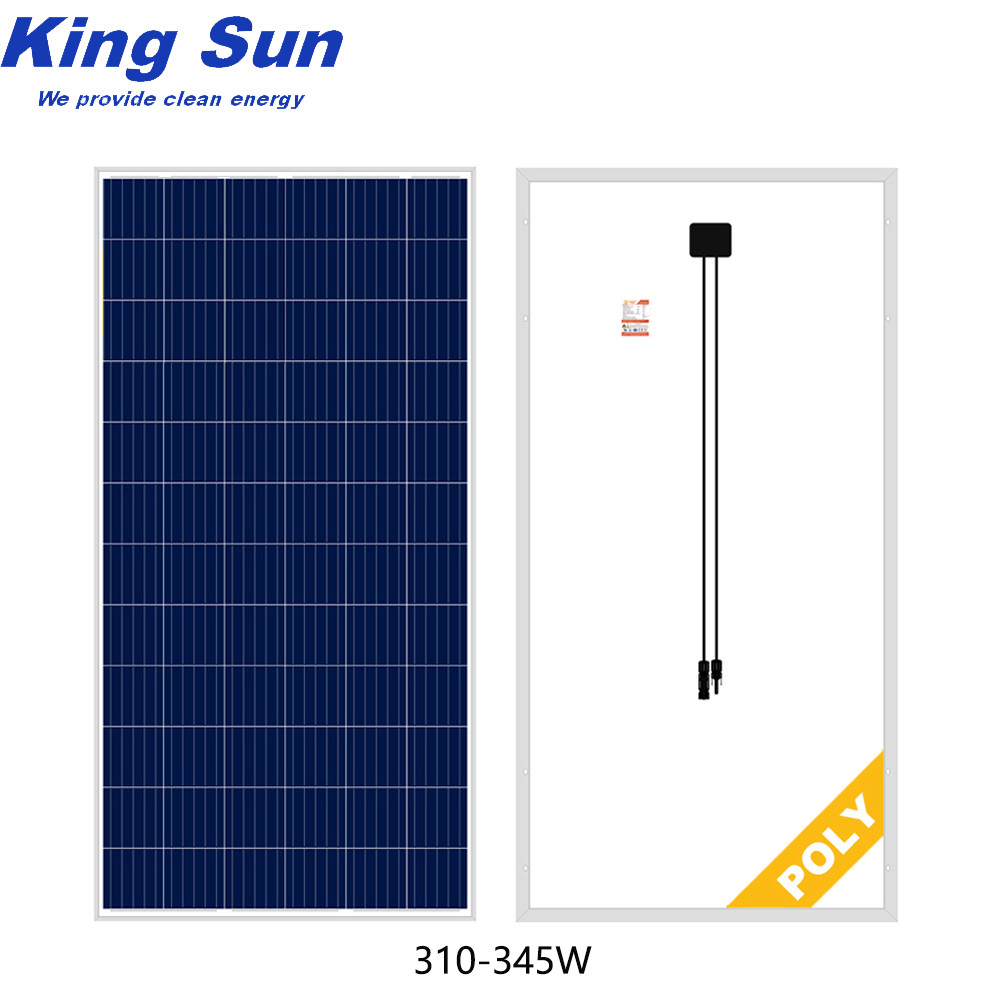 Anodized Aluminium Alloy 335W Polycrystalline Solar Panel