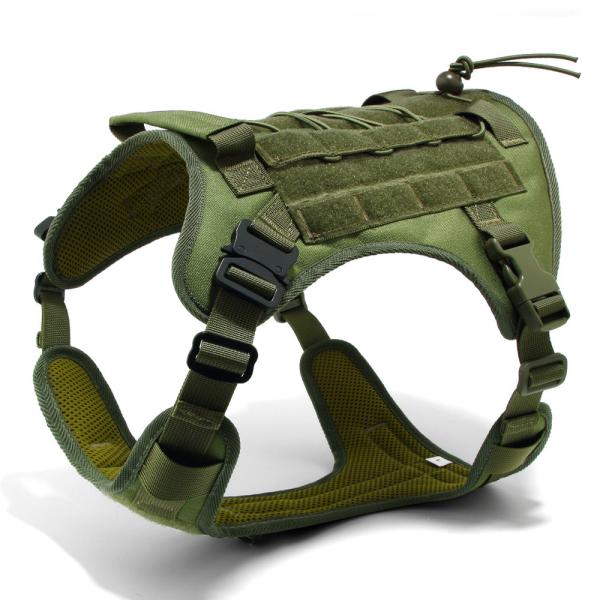 Professional Tactical Dog Harness | MOLLE System for Accessories | For Military,