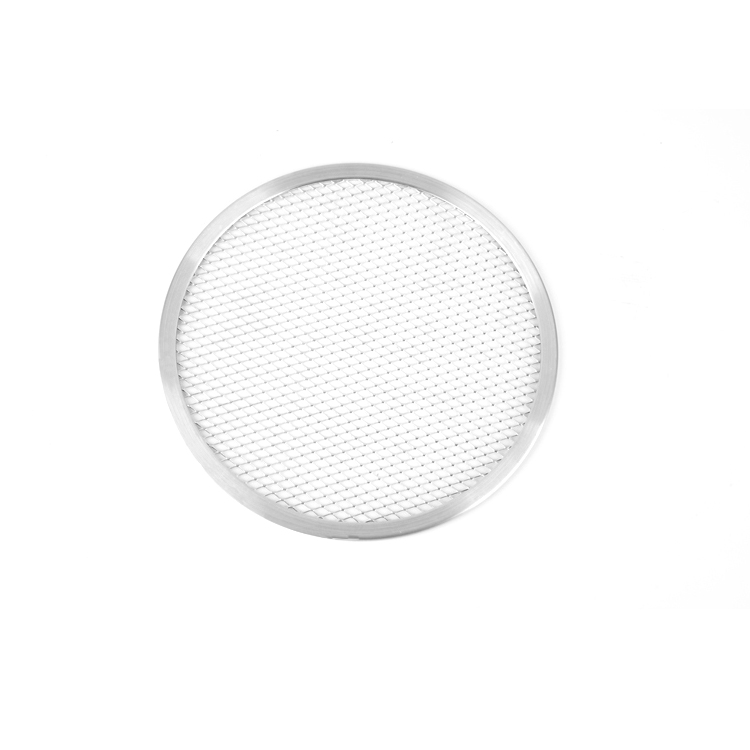 20 inch round mesh pizza tray perforated pizza pan baking tray baking pan aluminum pizza screen for bakery or restaurant or bar