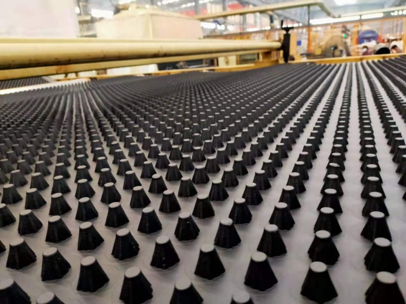 Green Roof HDPE Dimpled Drainage Sheet 2m Length 12-60mm Thickness Earthwork Product