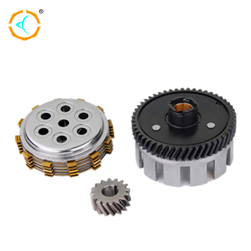 High Performance Motorcycle Clutch Cover Assembly ADC12 Material For Suzuki AX100