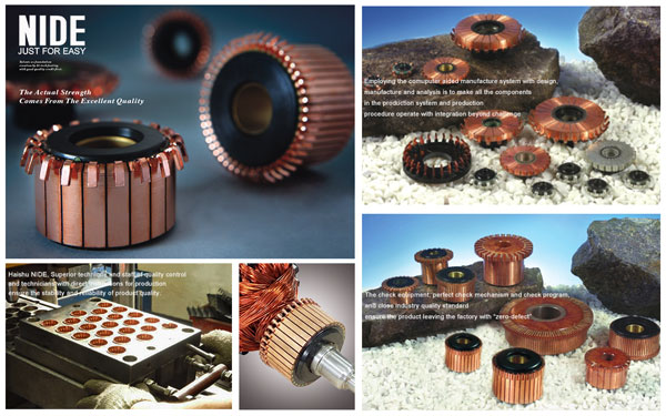 motor electric commutator 