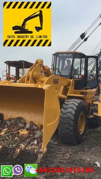 Used Wheel Loader Heavy Construction Equipment 966F Low Rate working hours 3m3