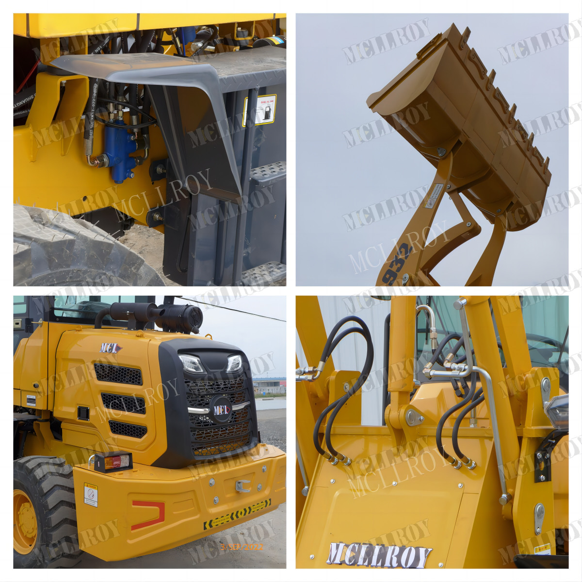 Compact Articulating Small Wheel Loader CVT 265 Torque Converter Transmission