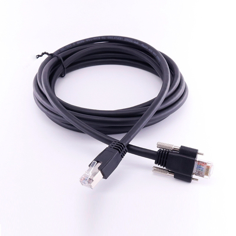 RJ 45 Connector OD5.0mm 8pin Ethernet Network Cable For Camera