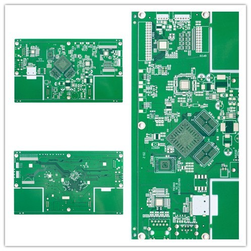 Green 8 Layer Printed Circuit Board Impedance Control Small Line Space Gap