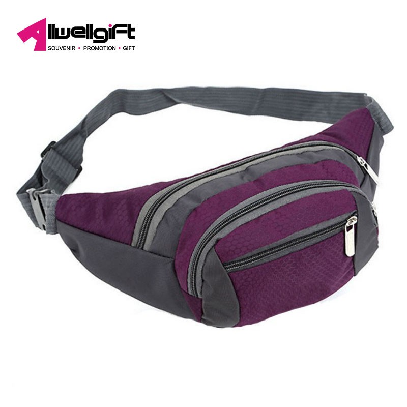 Travel Fanny Bag Sling Pocket Super Lightweight Orange lining For Travel Cashier's box Waist Pack