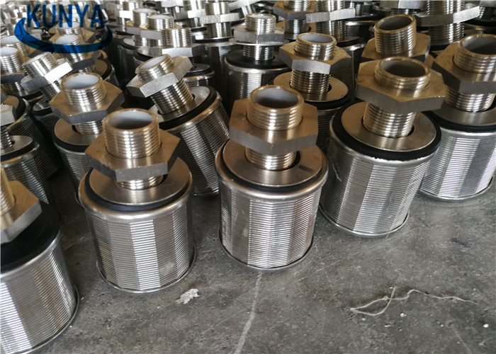 Liquid Wedge Wire Screen Filter Mining Monel Cylinder For Water Treatment