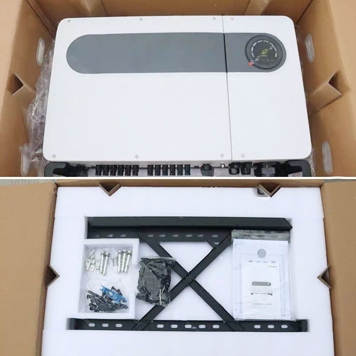 50KW Solar Wind Inverter 3 Phase Solar Inverter Ground Mounted Smart Cooling