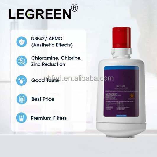 Water Purification LEGREEN 581733 F-201R Replacement Refrigerator Water Filter Cartridges