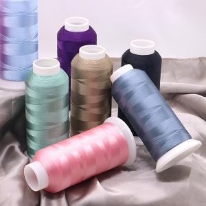 4000 Yard Pure Color Filament Yarn 100% Polyester Embroidery Thread for Machine