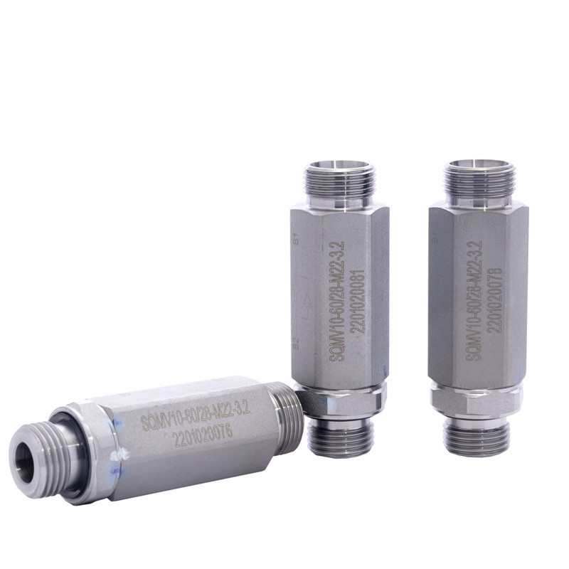 Solenoid Hydraulic Throttle Valve Steel / Iron One Way Flow Valve