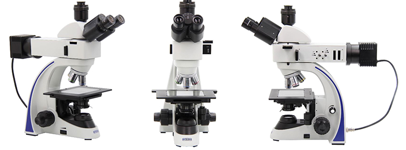 OPTO EDU A13.3601 Binocular Metallurgical Microscope Transmit And Reflect Light