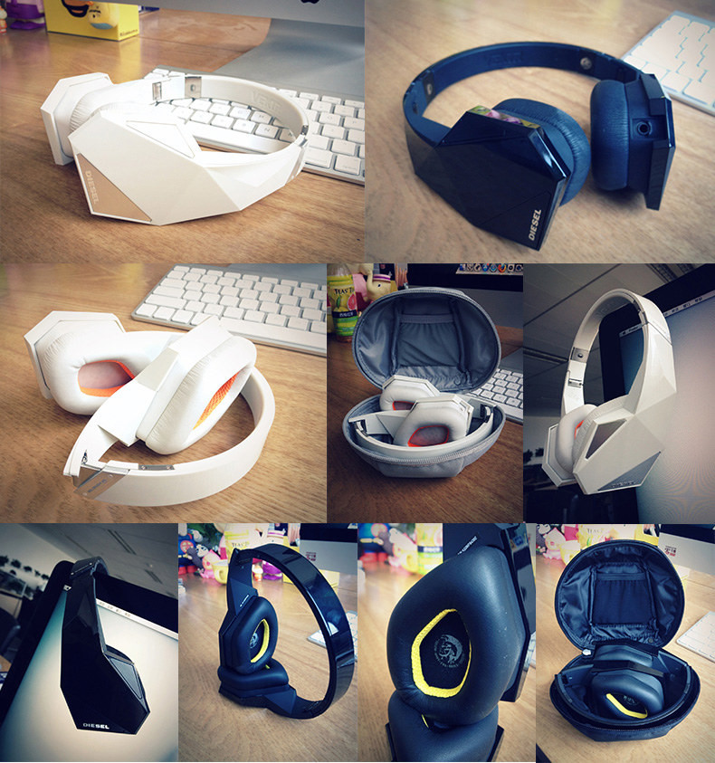 Monster - Diesel Noise Division VEKTR White Headset made in china grgheadsets-com.ecer.com