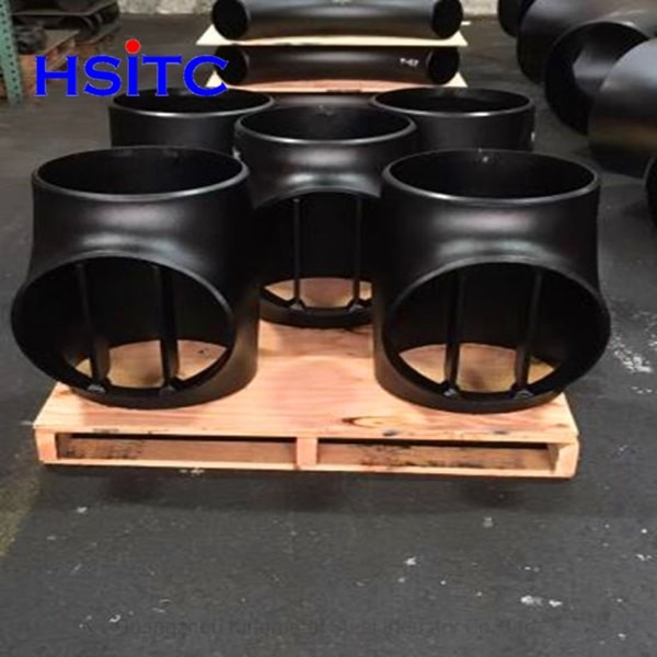 DIN ST52 Butt Welding Three Way Pipe Fittings A234WPC