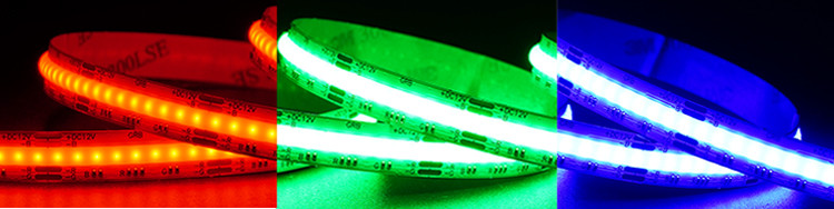 High Brightness No Dots DC12V 810LEDs Flexible RGB COB LED Strip Light
