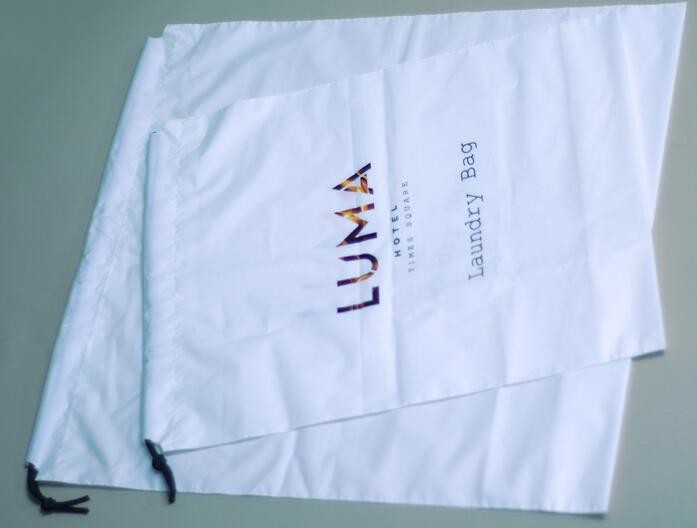 Biodegradable Environment friendly LDPE Plastic bags with DRAWSTRING closure bags, backpack, drawtape bag, essentials