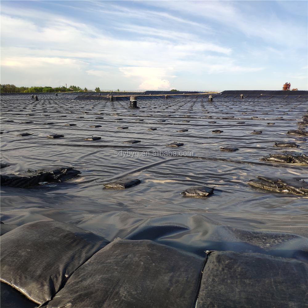0.75mm 1.0mm HDPE Geomembrane Pond Liner for Biofloc Tank Customizable and Waterproof
