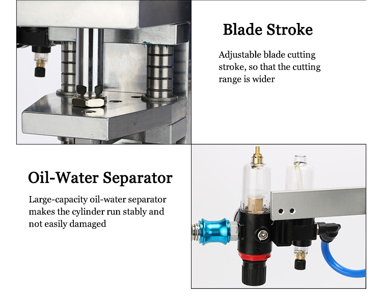 Pneumatic Large Square Cable Wire Cutting Machine for 10-150MM2 BVR Wire 50 Stroke