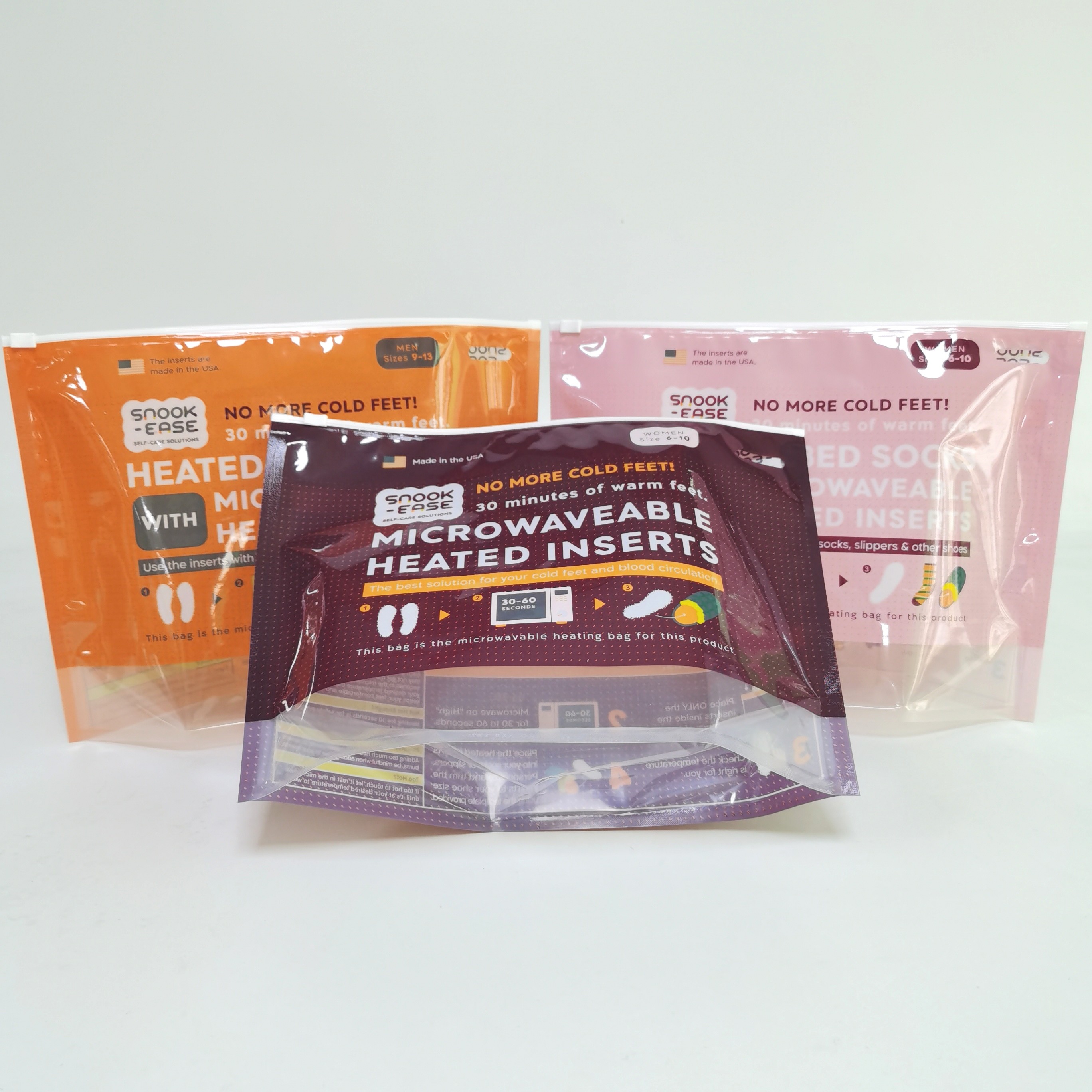 Heat Seal Plastic Sliding Zipper Bag Microwave Oven Pouch Custom Printing Smell Proof Packaging Bags