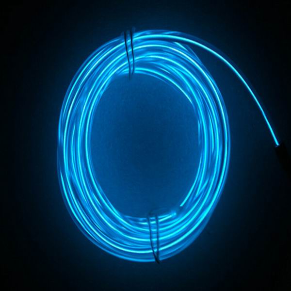 colorful flexible electroluminescent el wire with 1.4mm, 2.3mm,3.2mm,4.0mm,5.0mm sizes