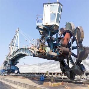 Bucket Wheel Stacker And Reclaimer System For Longitudinal Stockyard