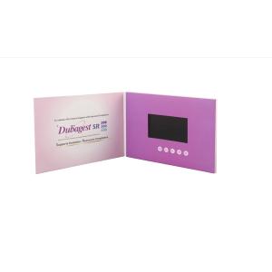 Custom Printing LCD Video Mailer Artificial Style Personalised Logo SK368M