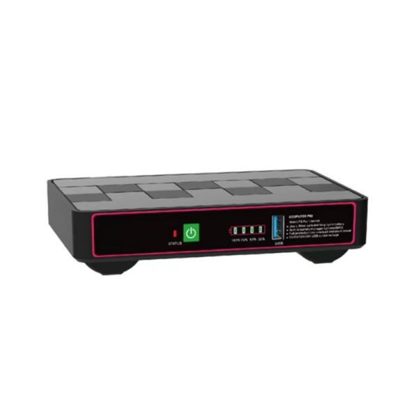 60W 12000MAH LiFePO4 12V 5V Mini Smart UPS DC Battery Backup with Rechargeable