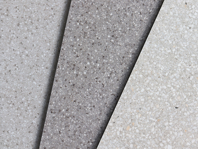 60x60cm White Gray Small Pots Anti Skid Rustic Flooring Porcelain Terrazzo Tile
