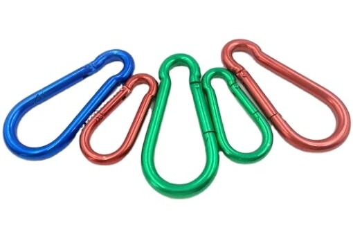 DIN 5299 Form D Steel Snap Hook With Screw Snap Hook iGalvanized Steel Carabiner Spring Snap Clip Link Hooks