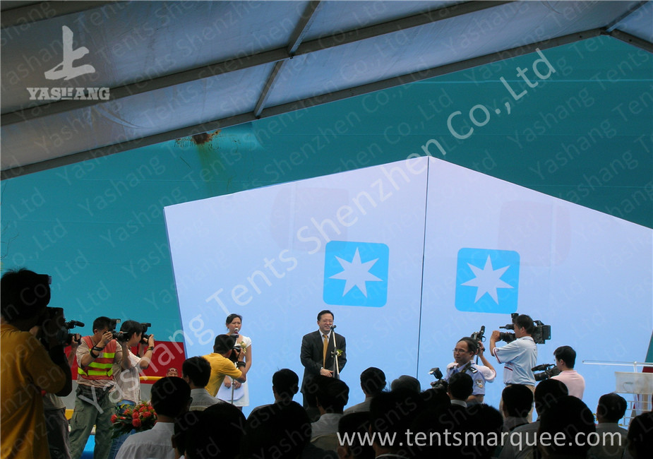 Clear Span No Center Large Canopy Tent Gable Pole Aluminum Alloy Frame