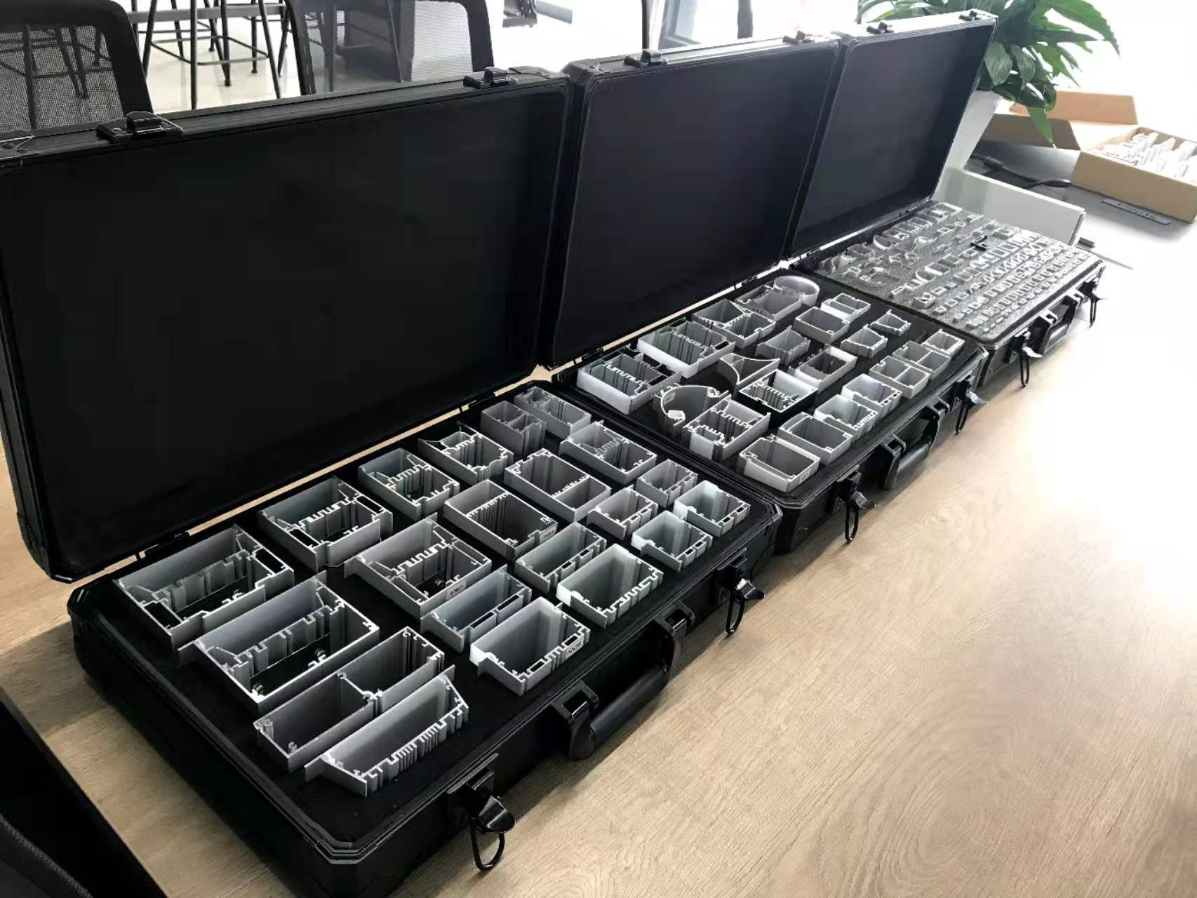 High Quality Led Strip Light Aluminum Profile Alu Accessories Profil Sample Box Channel Extruded PC PMMA Diffuser