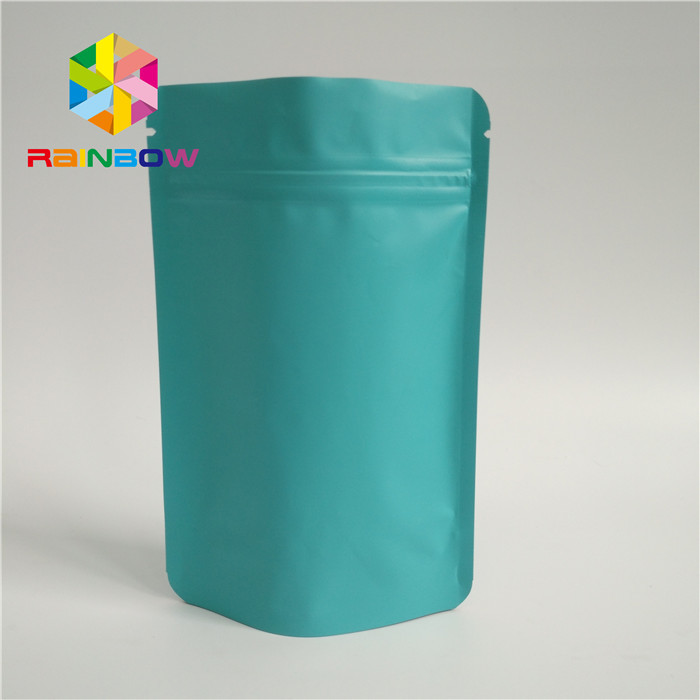 Natural Green Tea Bags Packaging Matte Surface Self Standing k