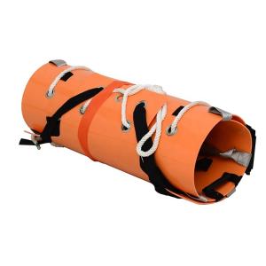 China OEM Orange Composite Plastic Roll Up Emergency Rescue Stretcher for Fire Condition on sale