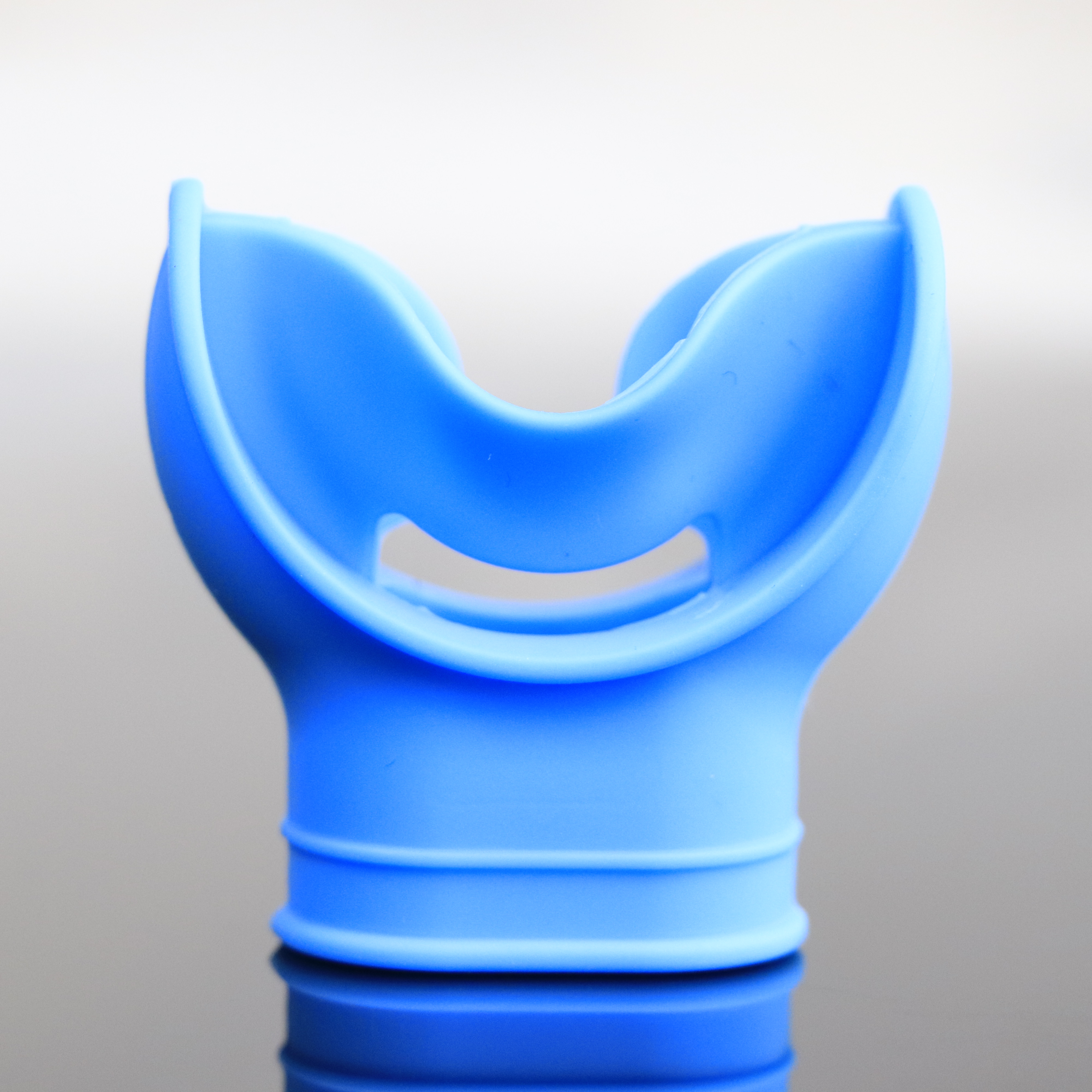 Black White Diving Oxygen Mouthpiece Silicone Mouthpiece Regulators