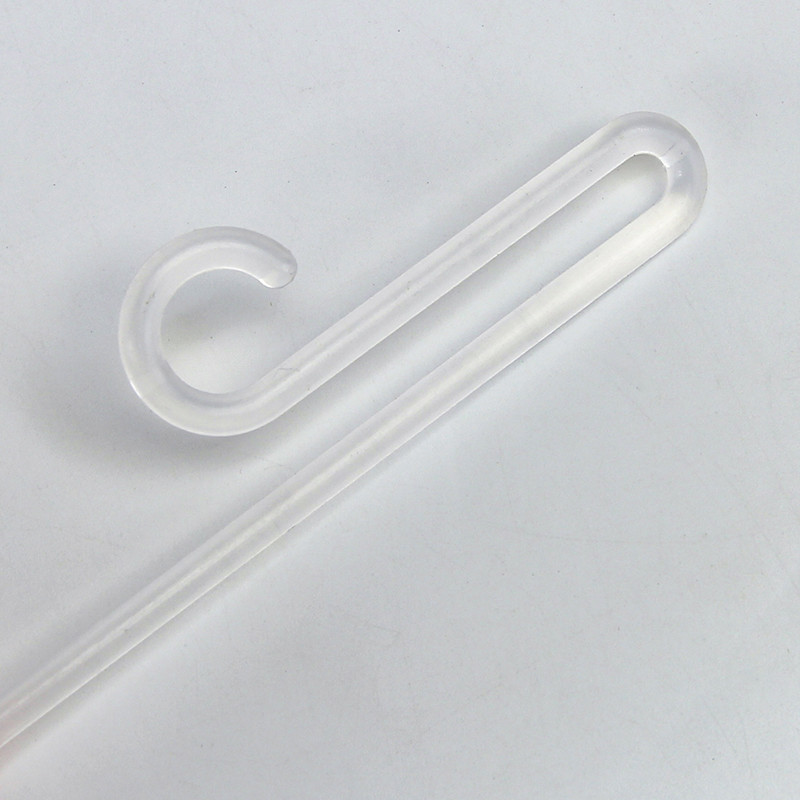 105mmx23mm Recyced White PE Sock Clothes Hanger For Drying Dispaly