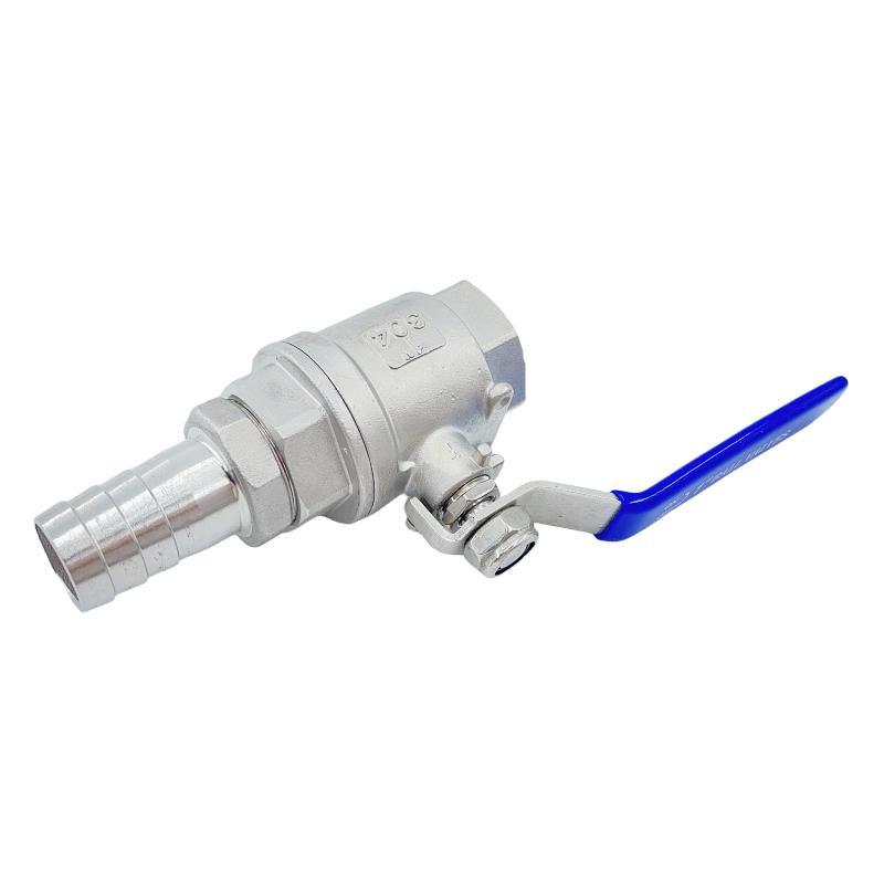 CF8 Stainless Steel 2PC Ball Valve with Pagoda Pipe End, NPT/BSPP/BSPT Thread