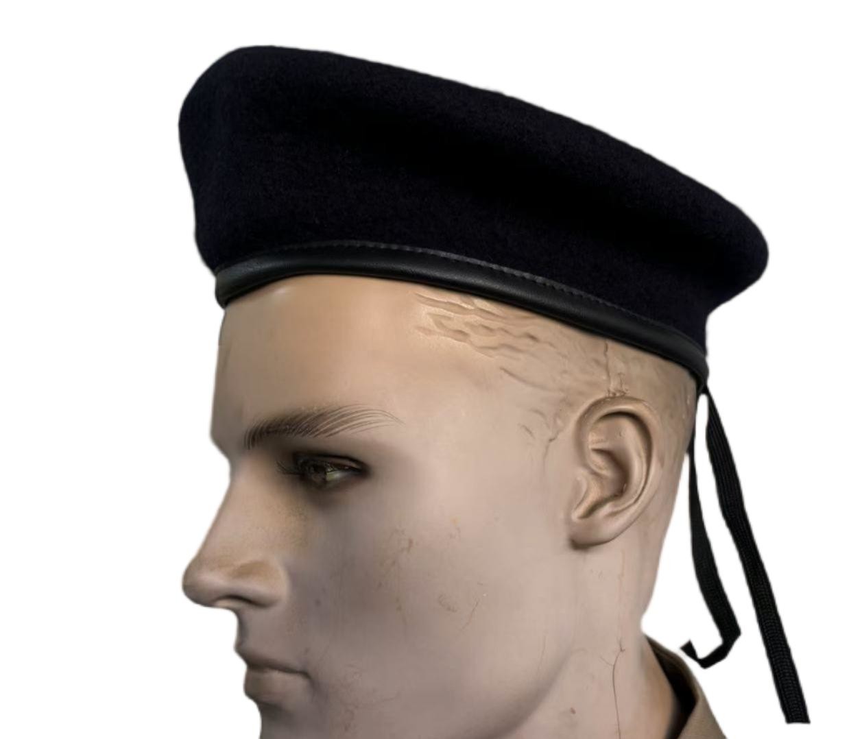 Outdoor Men'S French Tactical Wool Beret Cap Adjustable Size Custom