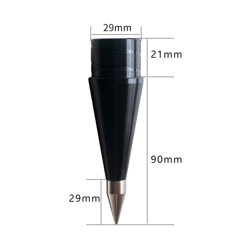 Urvey Range Rod Prism Pole Point Tip With 5/8 Internal Thread GPS RTK Centering Surveying Accessories Carbon Tube Point