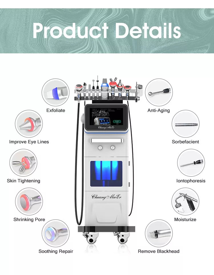 Deep Cleaning Hydra Beauty Machine 10 In 1 Microdermabrasion Skin Care