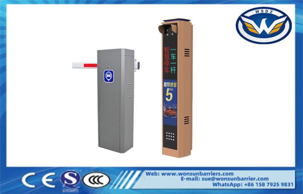 License Plate Recognition ALPR Intelligent Parking Barrier Gate Car Parking