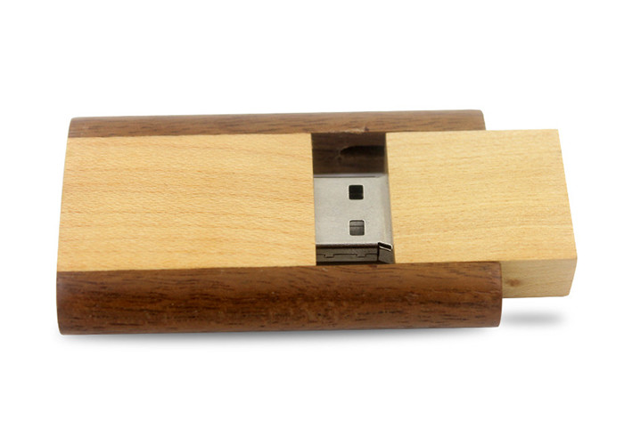 Customized Shape 128g Bamboo Usb Flash Drive With Laser Engraved Logo