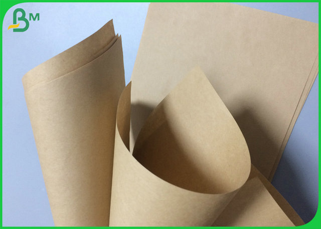 Foodgrade 80g Brown Jumbo Unbleached kraft paper roll For Making Paper Bags 