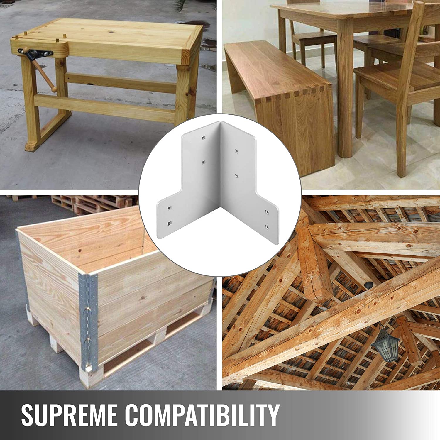 Nonstandard Wood Beam Workbench Brackets 3.54*8.54 Standard or Nonstandard Design