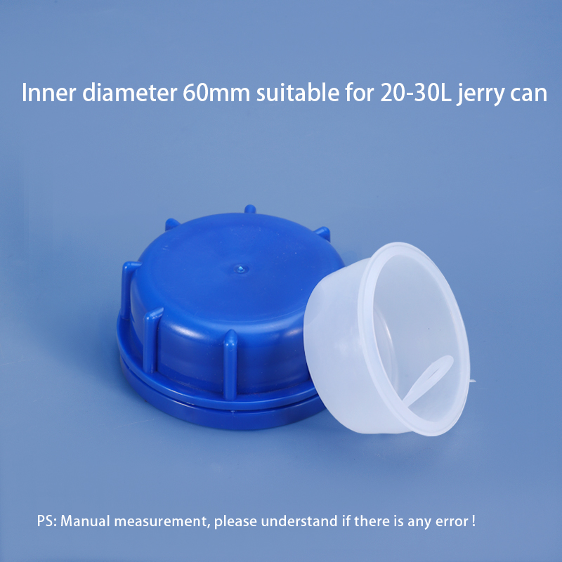 Professional IBC 60mm Plastic Lid Dust Cover With HDPE Gasket For 20-30L Jerry Can Made