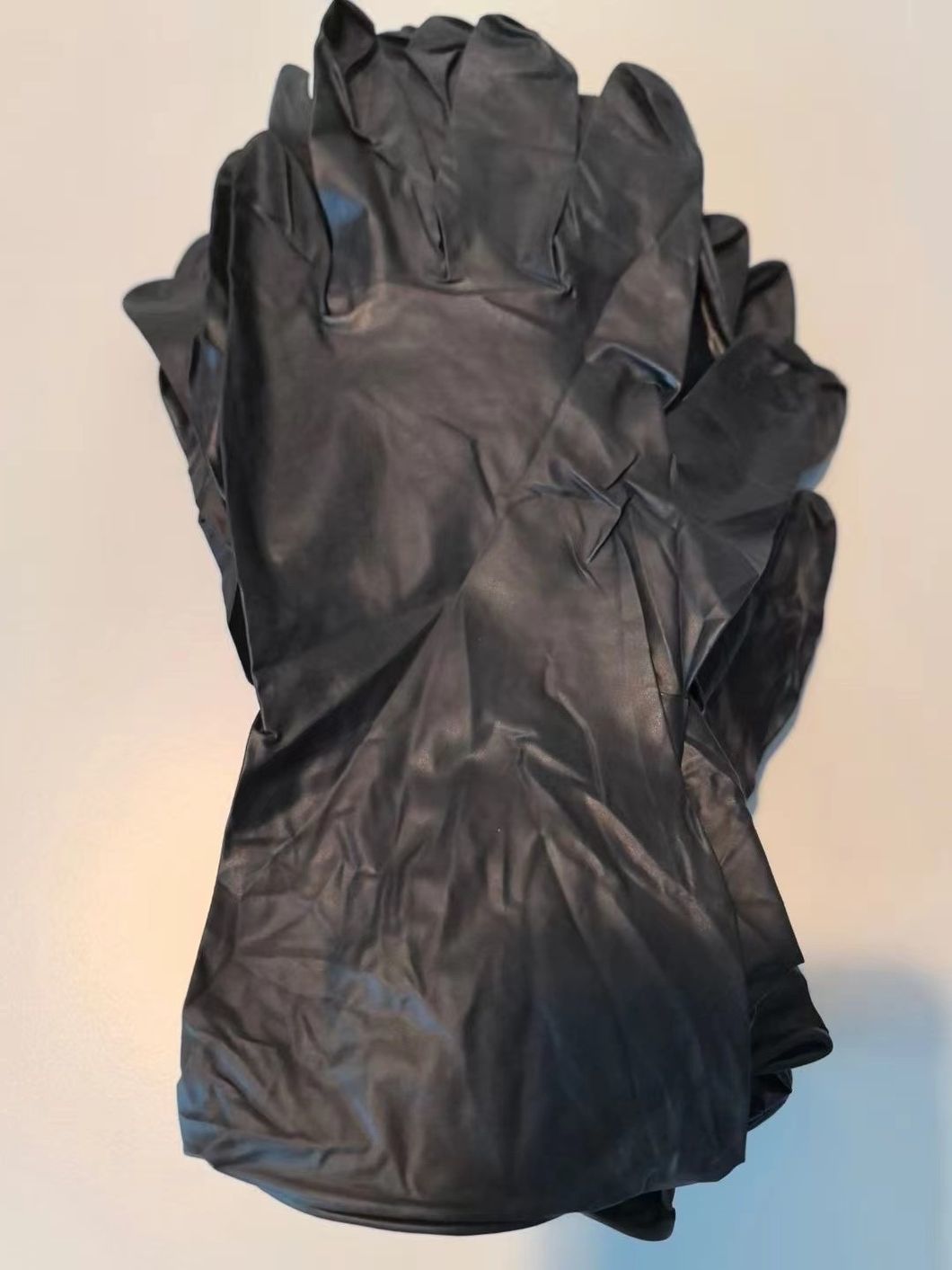 Blue Disposable Nitrile Gloves No Latex Powder Free