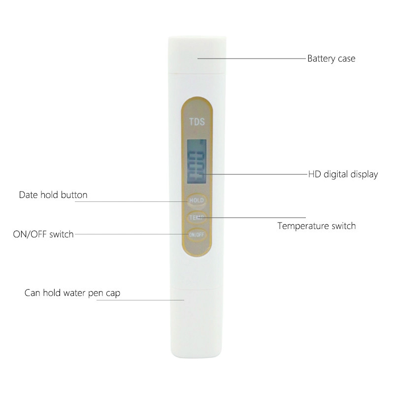 LCD Digital Display Water Quality Measurement Tools TDS Water Quality Tester Pen