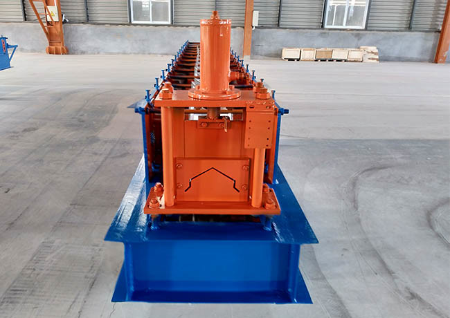 Chain Size 1 Inch Ridge Cap Roll Forming Machine , Profile Sheet Making Machine