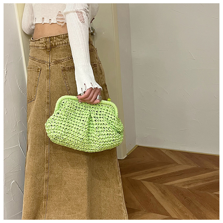 Low MOQ Mix Models Handmade Crochet Woven Summer Bag for Customer Requirements