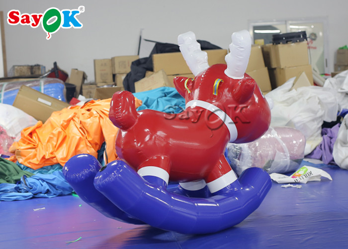 Inflatable Rocking Horse Baby Toys PVC 1.8x0.7x1.8 MH Inflatable Pony Horse